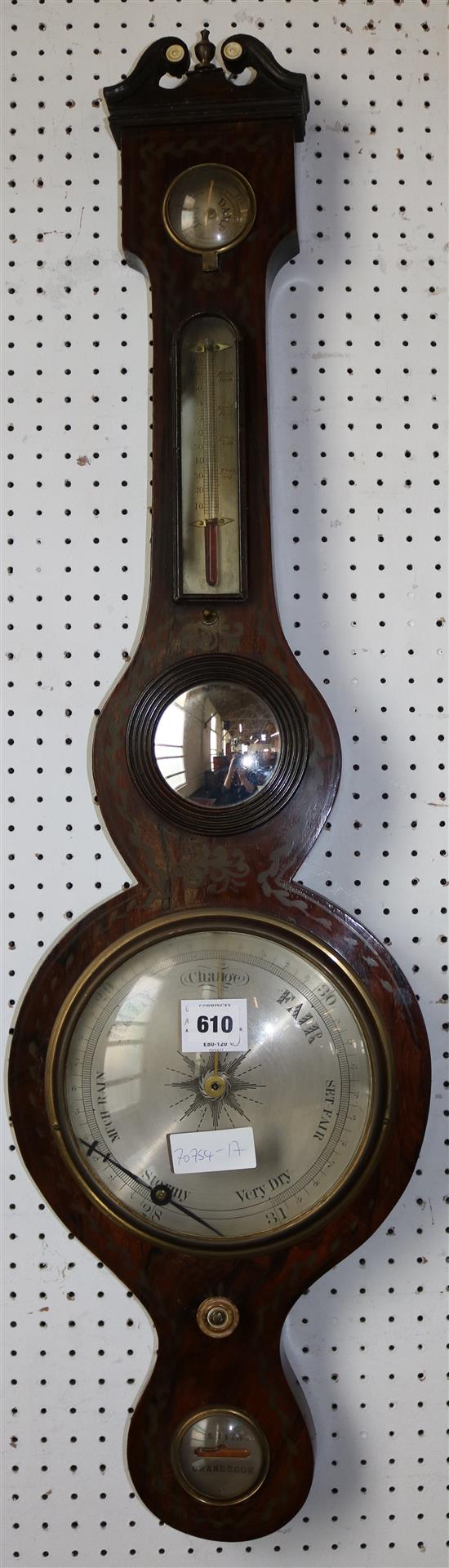 A Smith Wheel barometer(-)